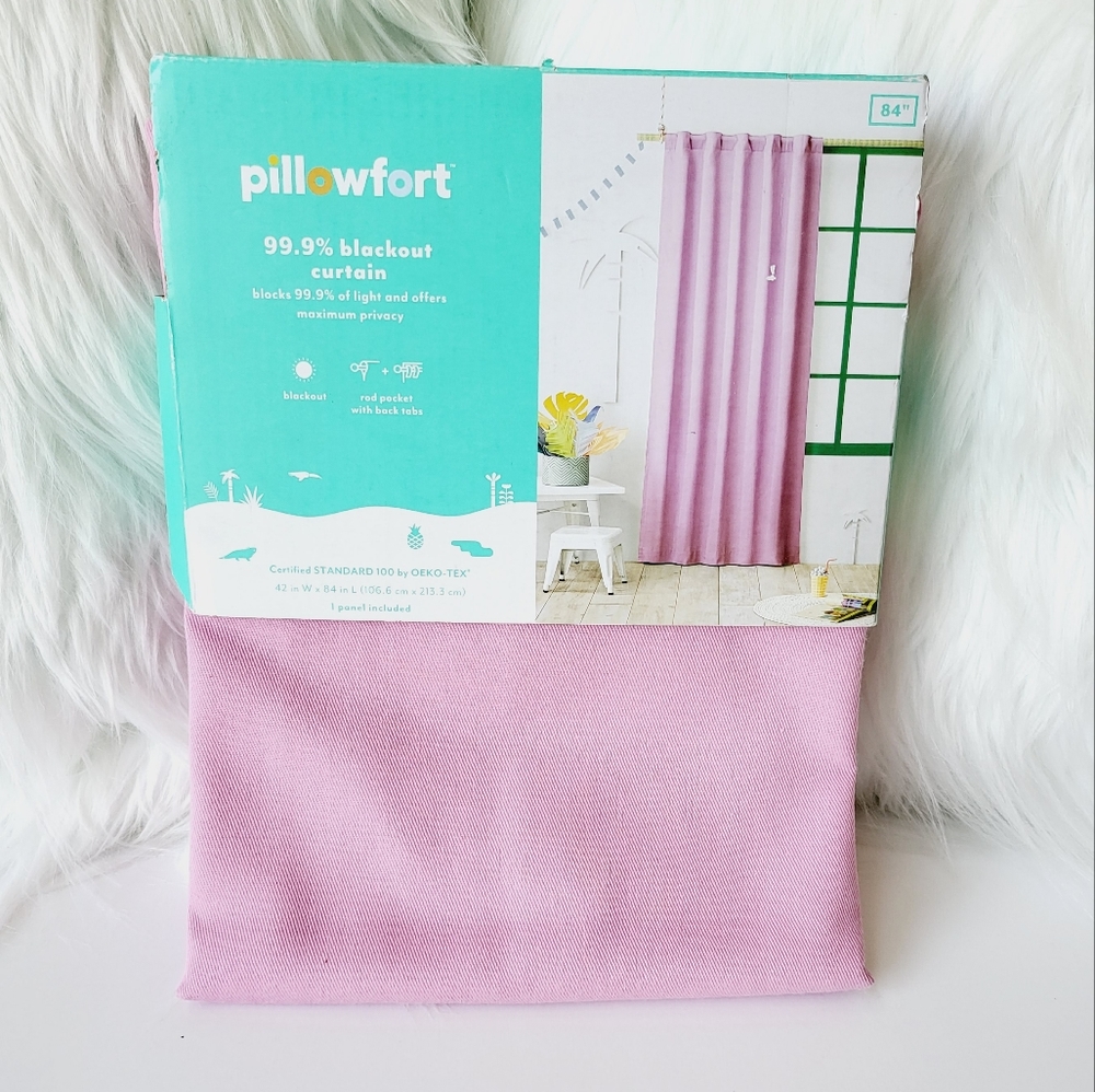 Blackout Curtain 42"×54" One Panel Pillowfort New